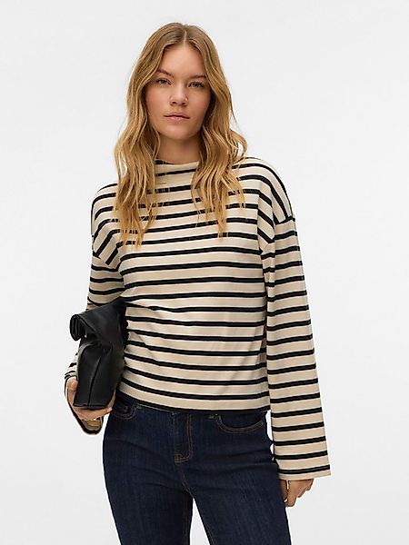 Vero Moda Langarmshirt VMURENA LS OVERSIZED FUNNEL NECK TOP JRS mit Trompet günstig online kaufen