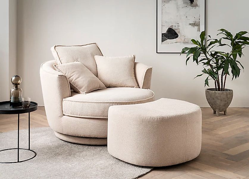 Home affaire Drehsessel »MAISIE, Love Seat XXL Lese-Sessel, Big-Sessel mit günstig online kaufen