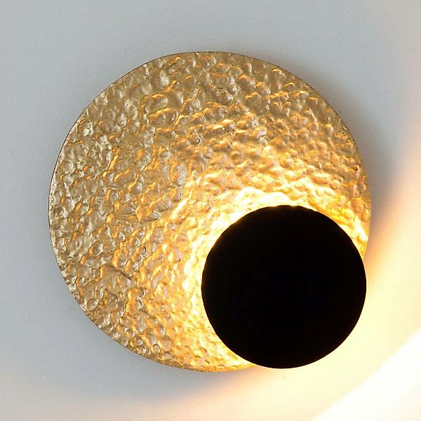 LED-Wandleuchte Infinity in Gold, Ø 26 cm günstig online kaufen