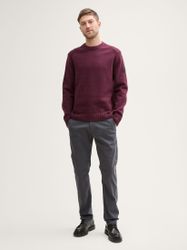 Tom Tailor Herren Chinohose TAPERED CHINO - Mid Waist - Tapered Fit günstig online kaufen