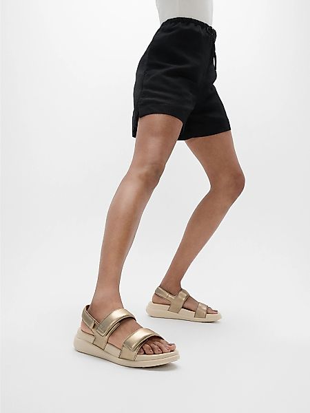 Fitflop F-MODE GO Sandale, Keilsandale, Klettschuh, Sommerschuh mit hervorr günstig online kaufen