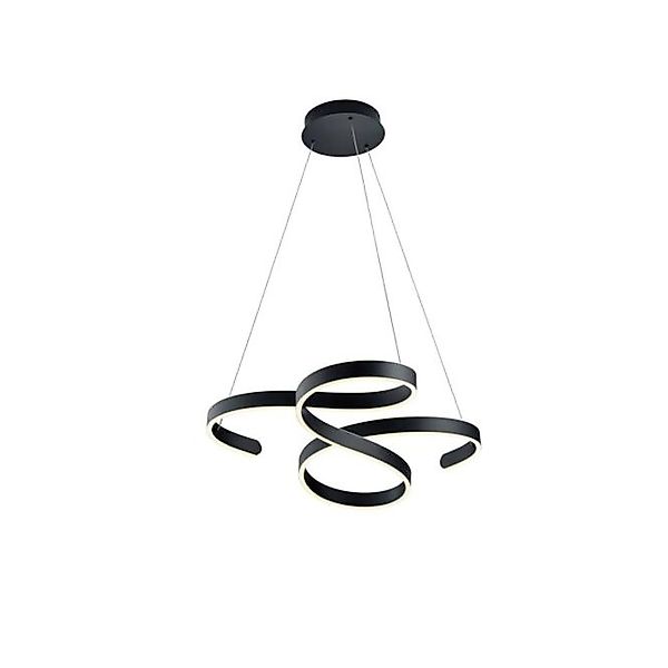 LED-Pendelleuchte Anthrazit 1 Stück Metall Dunkelgrau günstig online kaufen