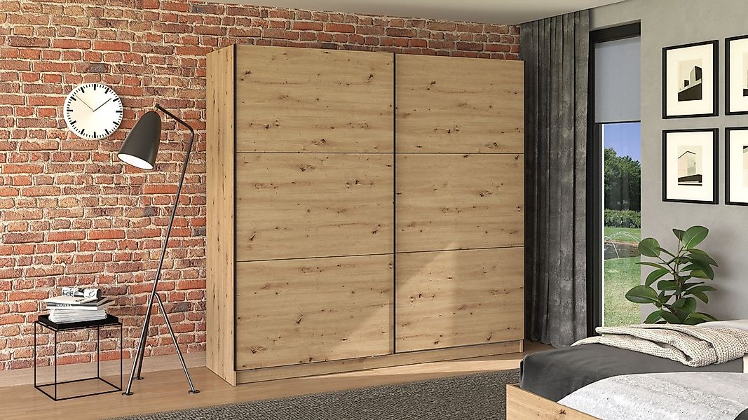 INOSIGN Schwebetürenschrank "Sierra klassischer Kleiderschrank Wäscheschran günstig online kaufen