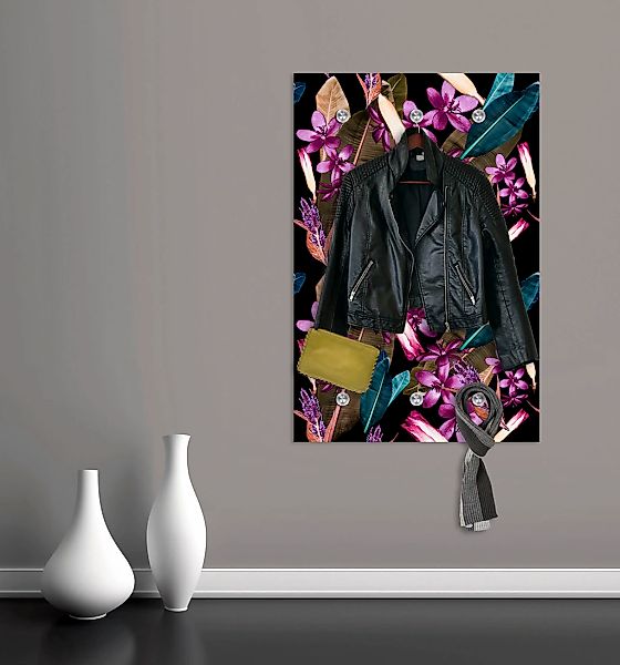 queence Garderobenleiste »Sonnen« mit 6 Haken, 80 x 120 cm günstig online kaufen