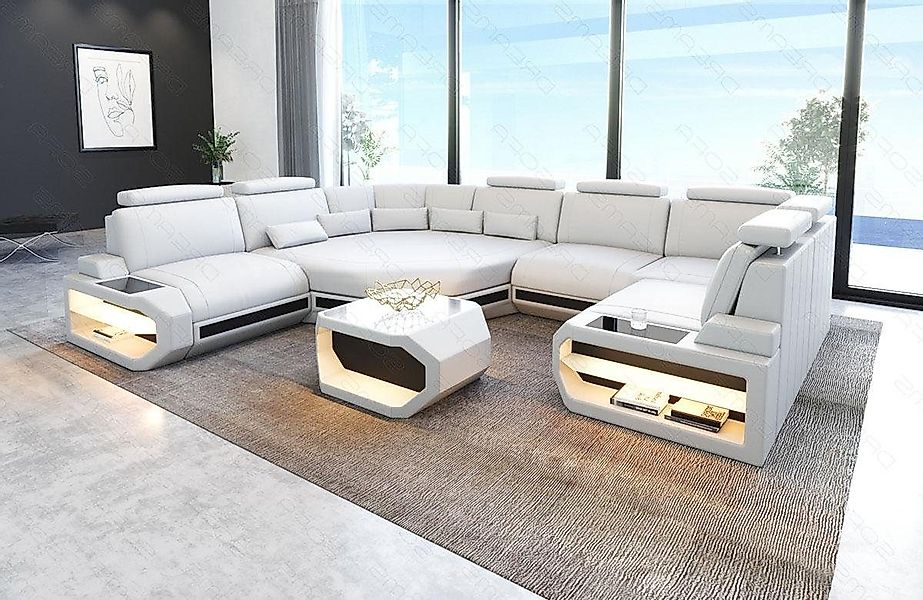 Sofa Dreams Wohnlandschaft Sofa Leder Asti günstig online kaufen
