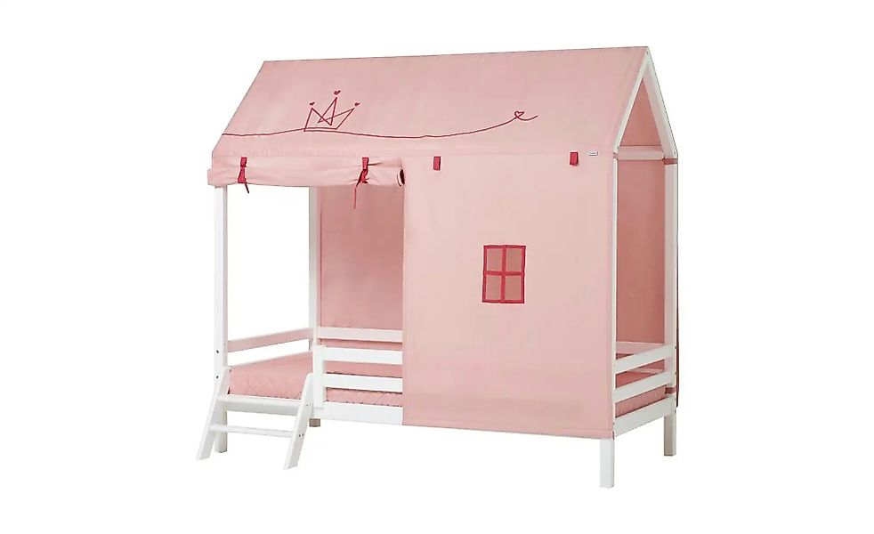 Hoppekids Hausbett-Vorhang 90x200 cm  Princess ¦ rosa/pink ¦ Maße (cm): B: günstig online kaufen