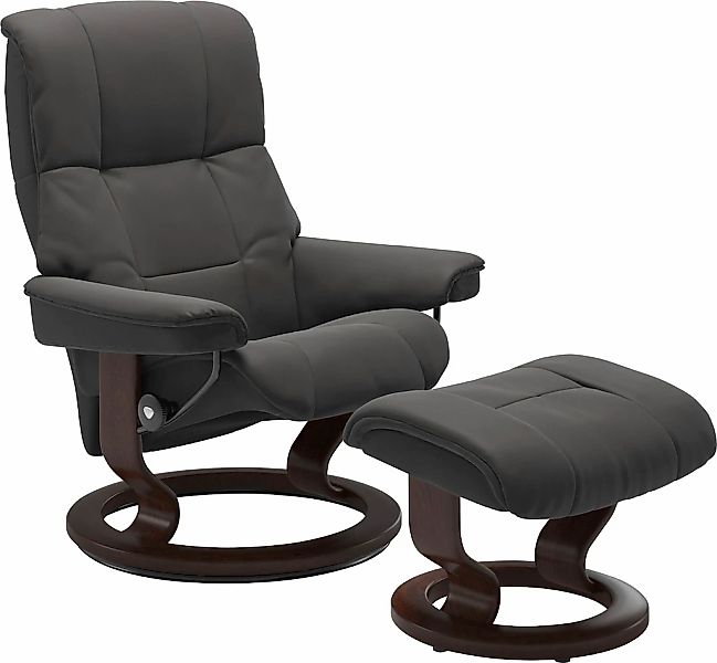 Stressless "Mayfair" Relaxsessel mit Hocker, mit Classic Base, Gestell Brau günstig online kaufen