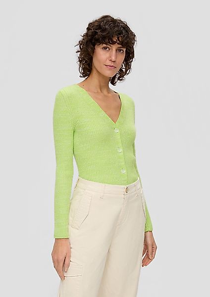 s.Oliver Strickjacke Feine Strickjacke aus Viskosemix günstig online kaufen