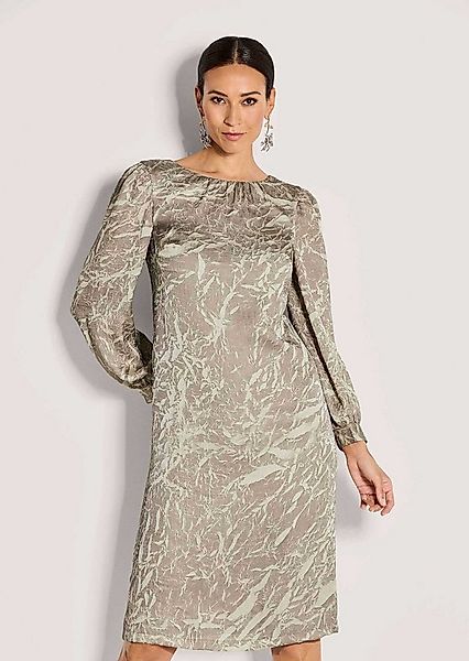 MADELEINE Midikleid Modernes Crash-Kleid mit Two-Tone-Effekt Rundhals, Falt günstig online kaufen