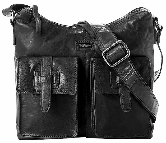 Spikes & Sparrow Umhängetasche echt Leder günstig online kaufen