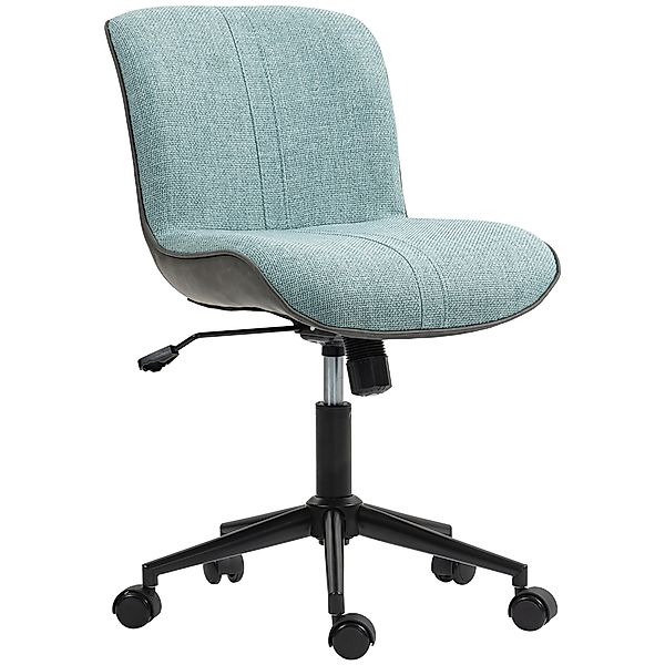 HOMCOM Bürostuhl, drehbarer Bürostuhl, ergonomischer Stuhl ohne Armlehnen, günstig online kaufen