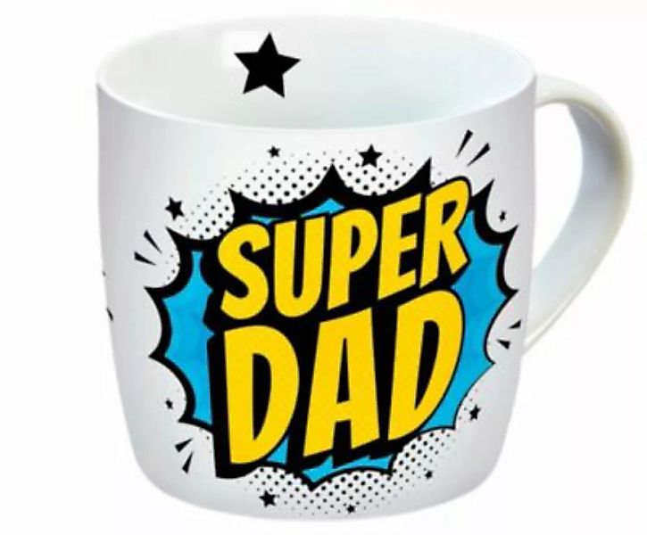 Geda Labels Tasse Super Dad Comic 300ml Tassen bunt günstig online kaufen
