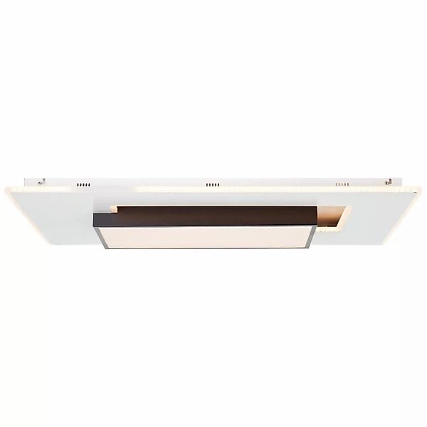 LED Deckenleuchte Hutson in Weiß und Schwarz 3x 20W 6800lm günstig online kaufen
