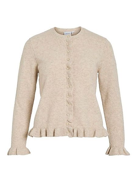 Vila Cardigan VIJACIA O-NECK  FRILL KNIT CARDIGAN günstig online kaufen