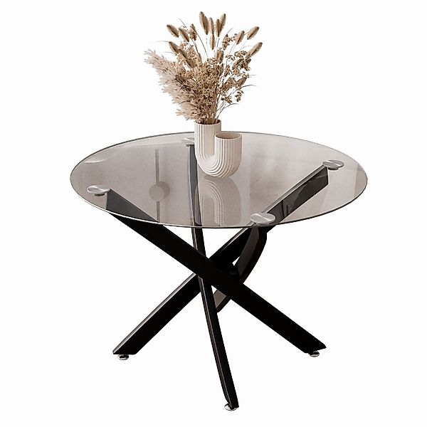 Lookway Couchtisch BEIRA mit Glasplatte (1 günstig online kaufen