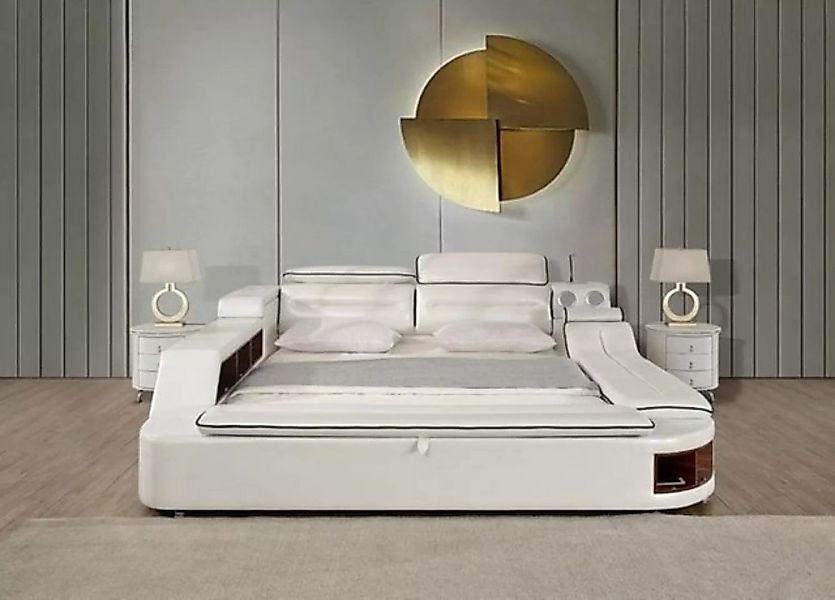 JVmoebel Bett Betten Hotel 180x200cm Multifunktion Regal USB Design Bett xx günstig online kaufen