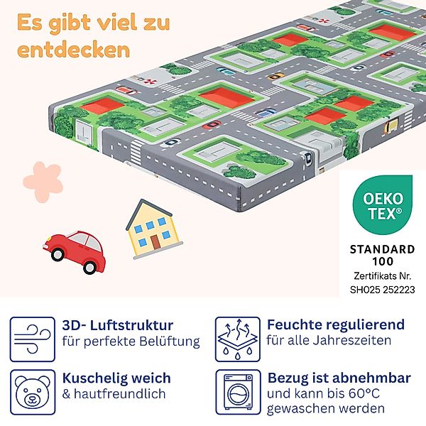 Babymatratze Kinderreisebett Matratze 60x120 cm – günstig online kaufen