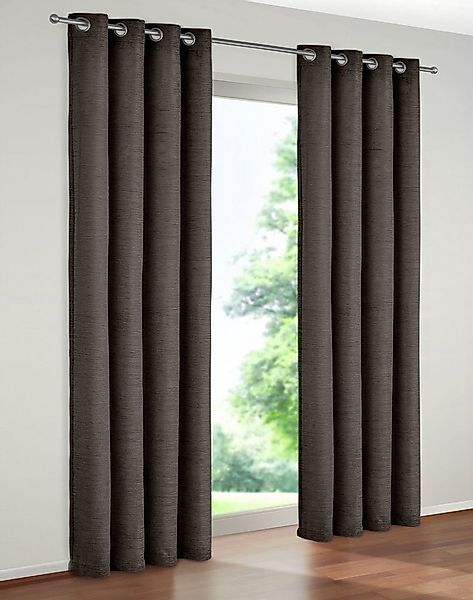 Wirth Vorhang Trondheim B (1 St), Ösen, blickdicht, Chenille günstig online kaufen