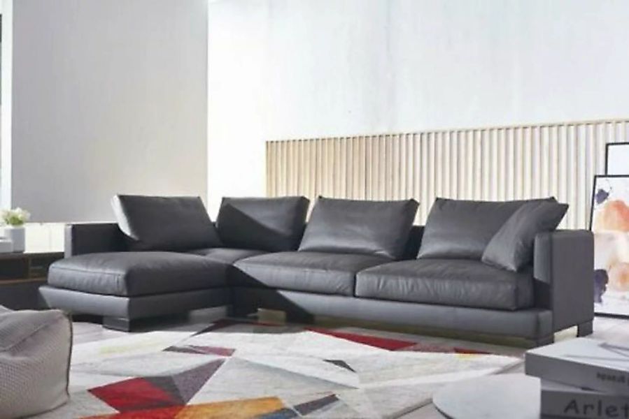 JVmoebel Ecksofa Sofa Leder Eck Garnitur Landschaft L Form Luxus Wohn Polst günstig online kaufen