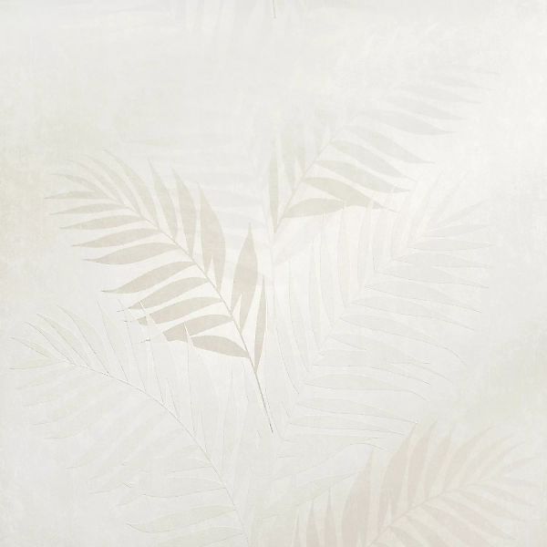 Kreativa Vliestapete Leaf Icy Grey 10,05x0,53m Weiß Silber Grau FSC® günstig online kaufen