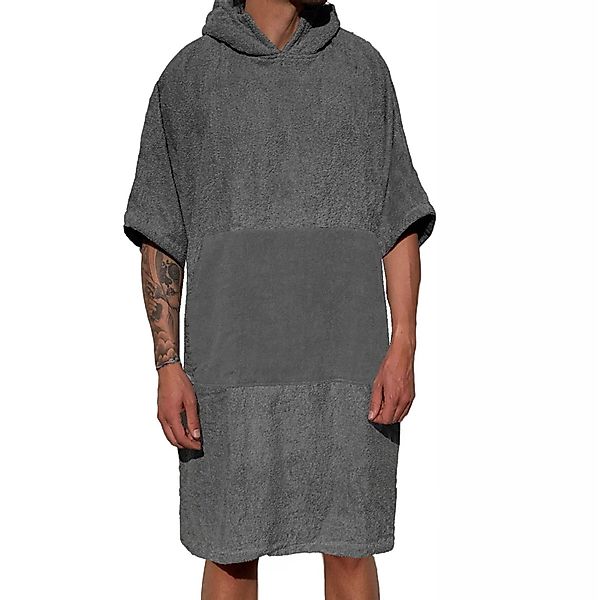 HOMELEVEL Bademantel Badeponcho Unisex aus 100% günstig online kaufen