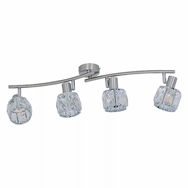 Näve LED Spot Josefa 4-flammig Stahl Blank günstig online kaufen