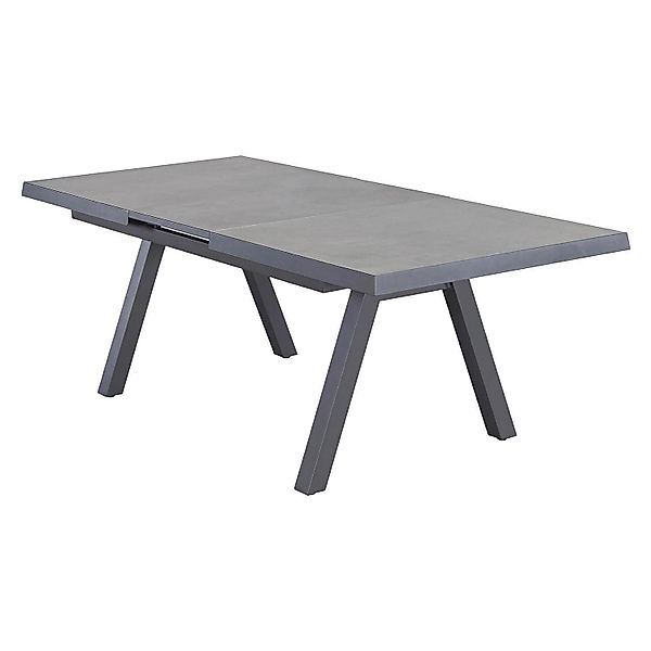 Outdoor Gartentisch VIVERA, Anthrazit, Betonoptik, Aluminium, günstig online kaufen
