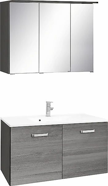welltime Badmöbel-Set »Ravenna« 2 Stk. tlg. Breite 90 cm, Spiegelschrank un günstig online kaufen