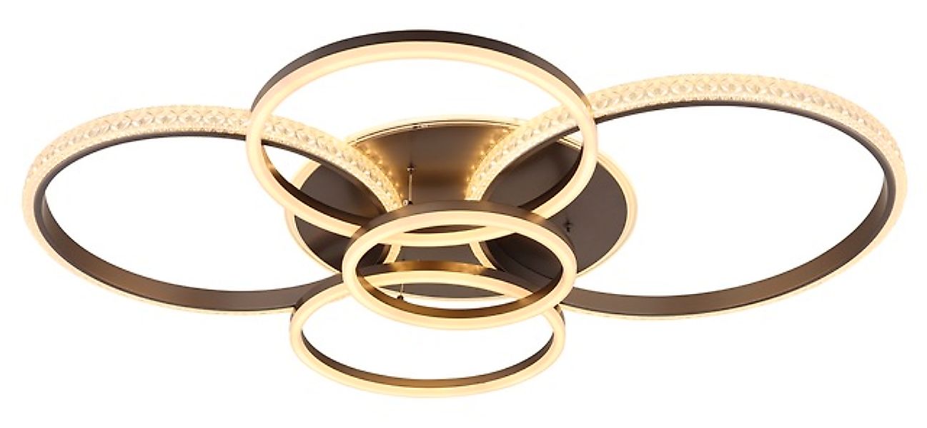 GLOBO LIGHTING Deckenleuchte »LORELEI« LED-Modul 1 Stk. Warmweiß Deckenlamp günstig online kaufen