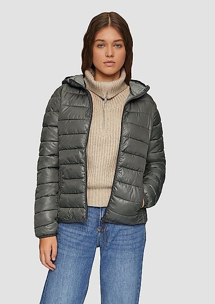 QS Winterjacke Outdoor-Jacke Gesteppte Outdoor-Jacke mit Kapuze günstig online kaufen