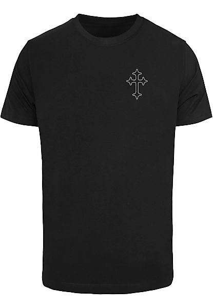 MisterTee T-Shirt "MisterTee Memento Mori Oneline Cross Tee" 1 Stk. tlg. günstig online kaufen