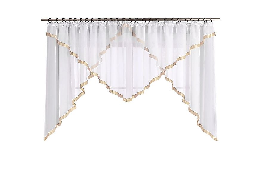 Joyswahl Scheibengardine Claudia (1 St), Kräuselband, transparent, Voile mi günstig online kaufen