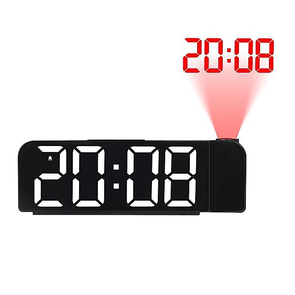 Welikera Funk-Radiowecker Projektionswecker digital mit 180° günstig online kaufen
