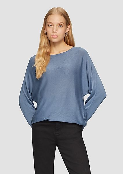 QS Strickpullover Strickpullover mit Fledermausärmeln günstig online kaufen