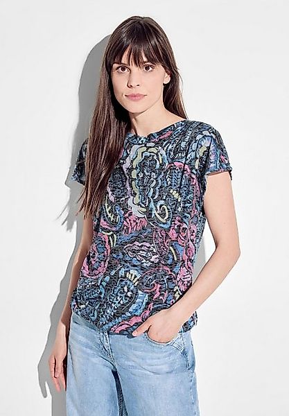 Cecil T-Shirt, mit Burnout-Optik günstig online kaufen