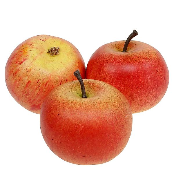 Kunstpflanze Deko-Äpfel Cox Orange 6cm 6 günstig online kaufen