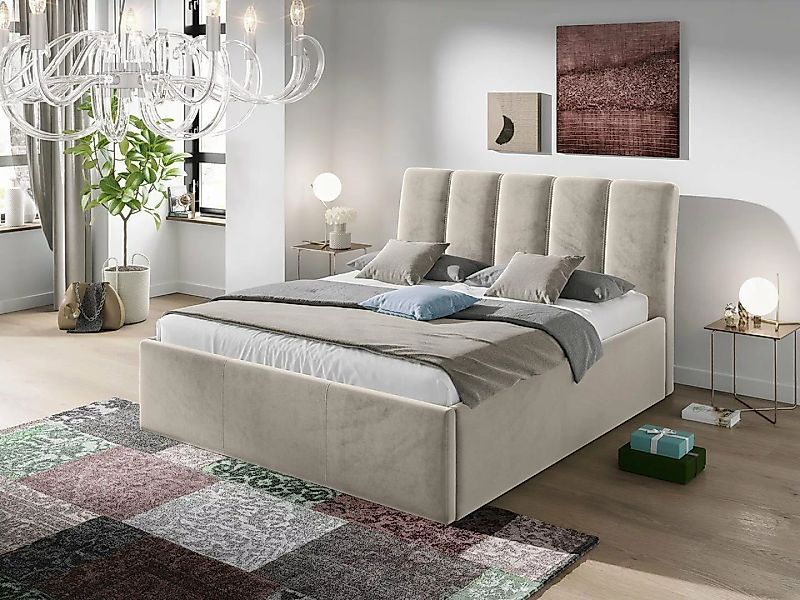 MIRJAN24 Polsterbett Sensi (Bettkasten + Gasdruckfedern), Doppelbett, Bett günstig online kaufen