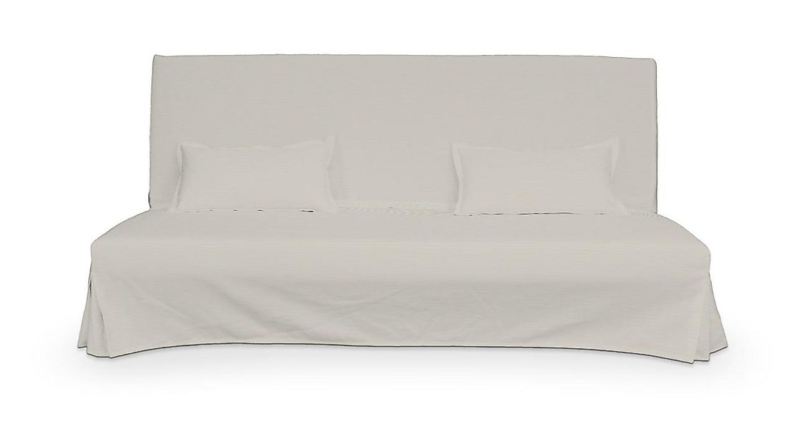 Bezug für Beddinge Sofa, lang mit zwei Kissenhüllen, hellgrau , Bezug für B günstig online kaufen