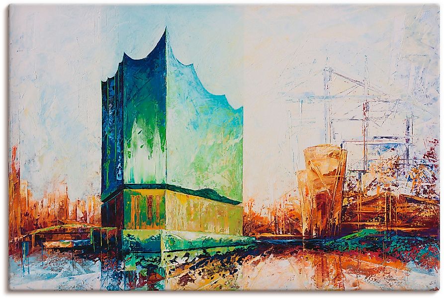 Artland Wandbild »Elbharmonie Hamburg« Deutschland 1 Stk. tlg. als Leinwand günstig online kaufen