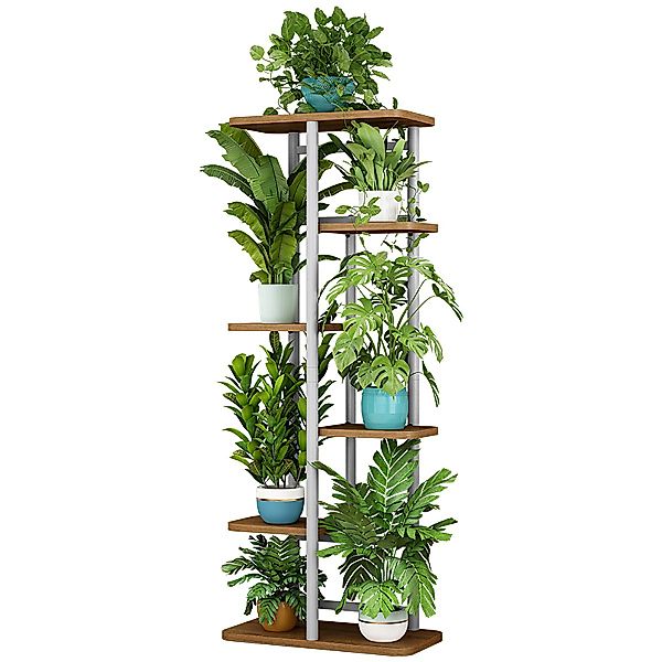 GarveeMore Blumenständer Neu Pflanzenständer Metall Blumenregal günstig online kaufen