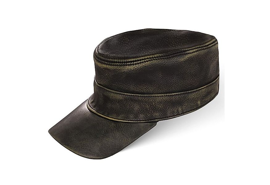 BLACK FOREST FOX Cowboyhut Herren Leder CUBA Cap Hut Schirmmütze in versch. günstig online kaufen