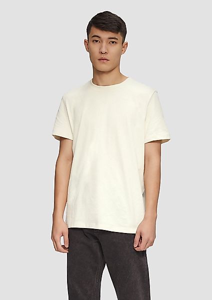 s.Oliver Kurzarmshirt Softes Baumwoll-T-Shirt mit Crewneck günstig online kaufen