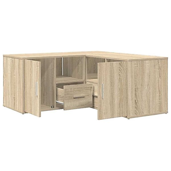 vidaXL Schuhschrank Eckregal Sonoma-Eiche 160x40x45 cm günstig online kaufen