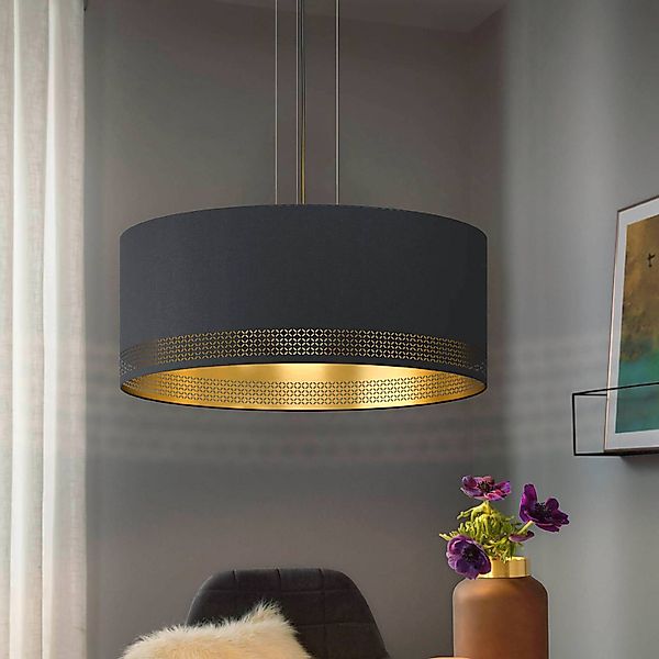 EGLO Hängeleuchte »ESTEPERRA Hängelampe, Textil, exkl. Leuchtmittel Retro« günstig online kaufen