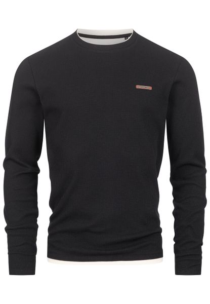 Indicode Langarmshirt INSigfinn Langarmshirt aus Baumwollmix günstig online kaufen