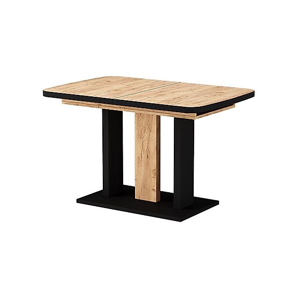 Vicco Esstisch Fenaro, Schwarz/Goldkraft Eiche, 120 günstig online kaufen