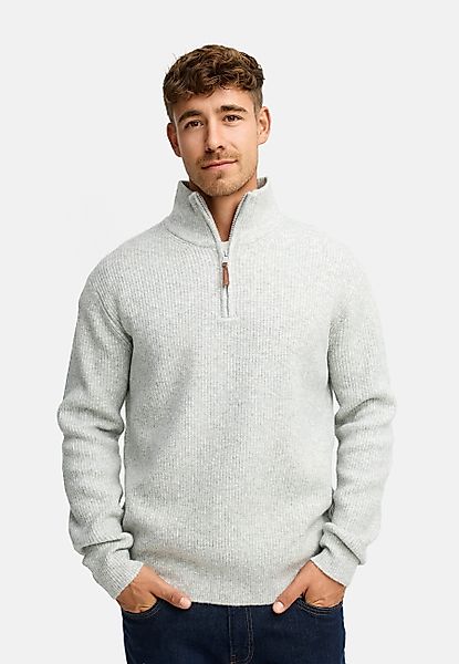 Indicode Strickpullover INPeace Half Zip mit günstig online kaufen