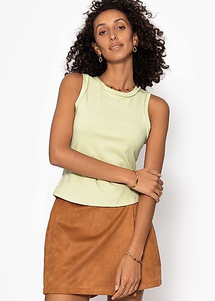 SASSYCLASSY T-Shirt Tank Top mit Außennähten günstig online kaufen