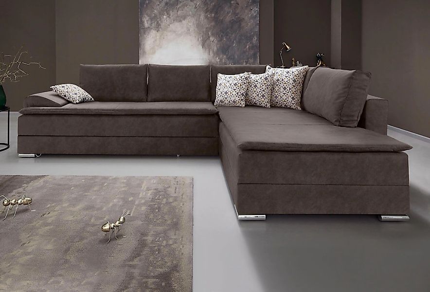 Home affaire Ecksofa "Night & Day L-Form, B: 324 cm, mit Dauer-Schlaffunkti günstig online kaufen