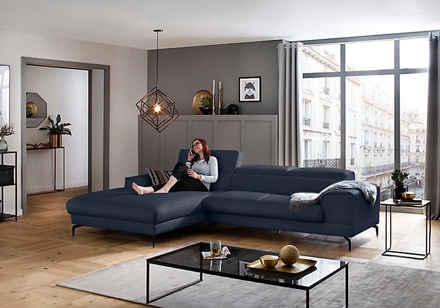 W.SCHILLIG Ecksofa »piedroo, Designsofa mit tollem Sitzkomfort, L-Form«, Ko günstig online kaufen